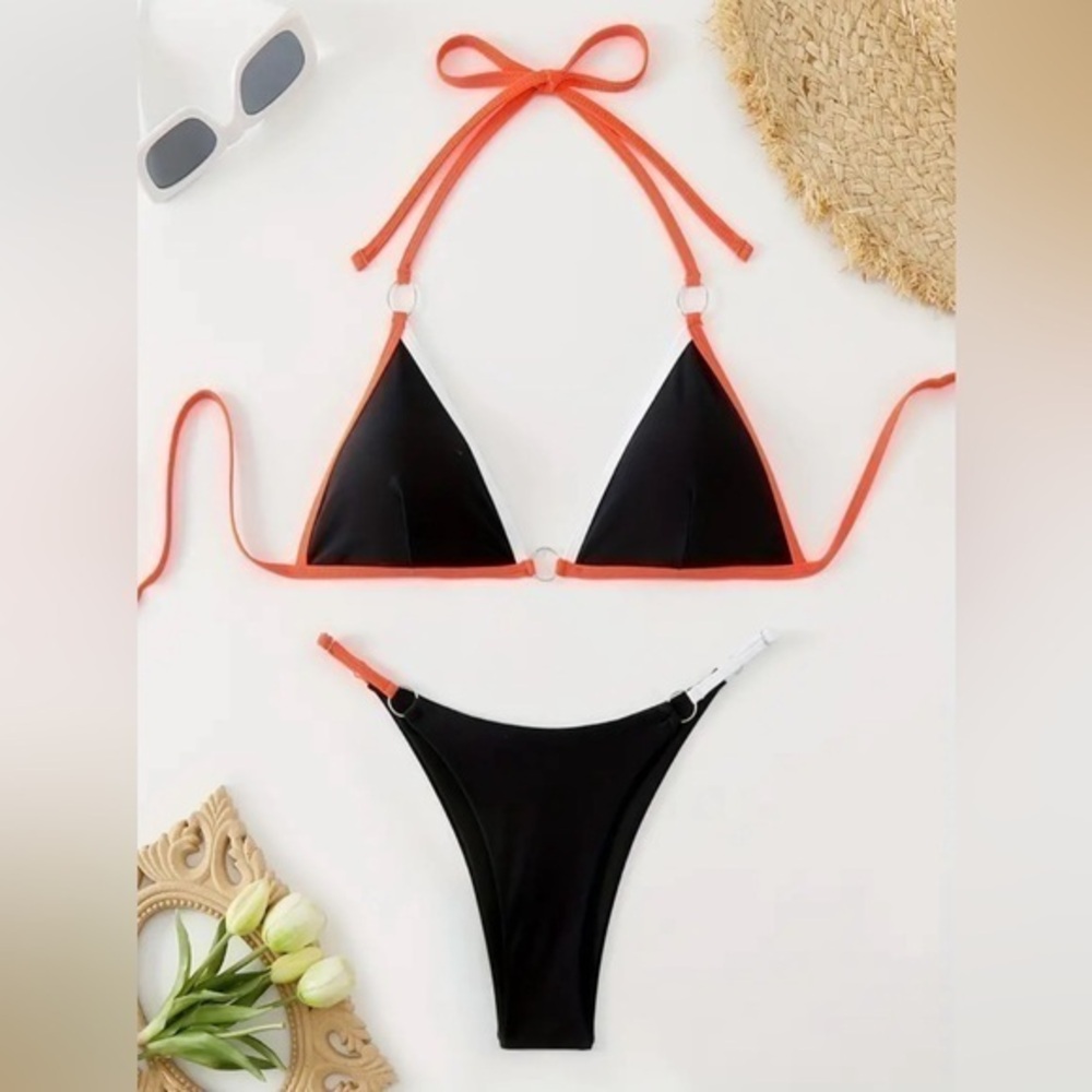 Contrast Color 2 ​piece Set Bikini